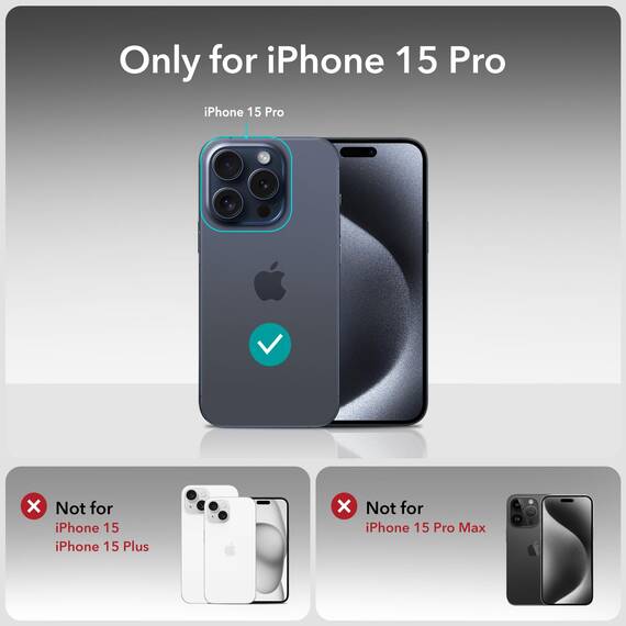 ESR für iPhone 15 Pro für Panzerglas, 3 Displayschutzfolien aus gehärtetem Glas und 2 Set einzelner Kamera Schutzfolien, 2,5D gebogene Kanten, vollständiger Militärnorm Schutz, kratzfest