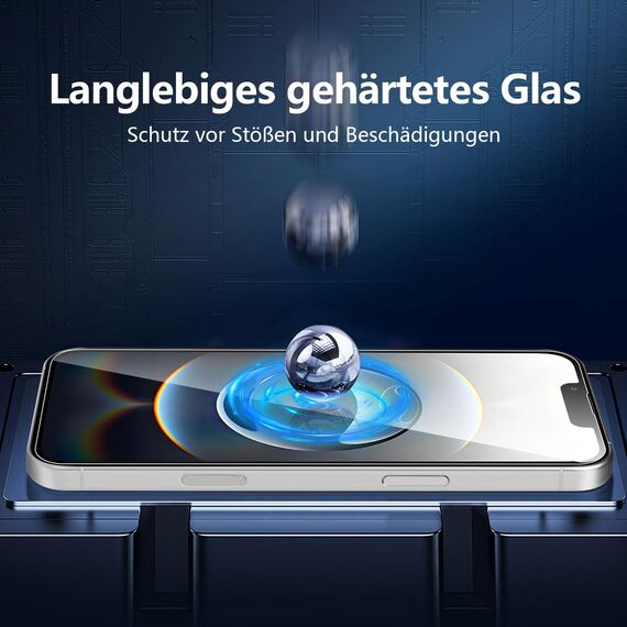 NEW'C 3 Stück für iPhone 16e für Panzerglas (6,1 Zoll), Frei von Kratzern, 9H Härte, HD Displayschutzfolie, 0.33mm Ultra-klar, Ultrabeständig