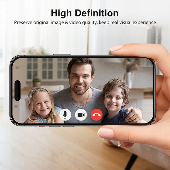 SPARIN Panzer Schutz Glas für iPhone 16 und iPhone 15/15 Pro (6.1 Zoll), 3 Stück HD Schutzfolie, 9H-Härte,Anti-Kratzen, Anti-Öl, Anti-Bläschen