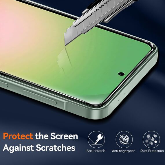 iVoler Nie Vergilbung Klar Hülle für Samsung Galaxy A56 5G mit Stoßfest Schutzecken, 1 Handyhülle mit 3 Stück Panzer Schutz Glas, [Militärischer Schutz] Transparent Schutzhülle Dünn Durchsichtige Case