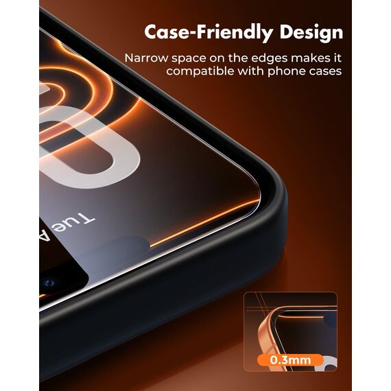 UNBREAKcable für iPhone 17 Pro Max für Panzerglas (6,9 Zoll), Schutzglas Displayschutzfolie mit Installationsrahmen, 9H Härte, HD Klar, kratzfest, blasenfrei, hüllenfreundlich, 4 Stück