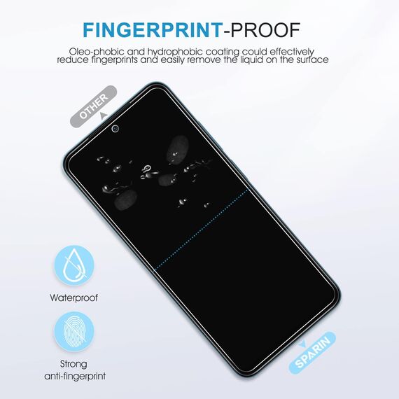 SPARIN 2 Stück Schutzfolie für Xiaomi Redmi Note 11 /11S 4G und Poco M4 Pro 4G(NO 5G), 9h Härte Schutzfolie für Redmi Note 11, HD,Anti-Kratzen