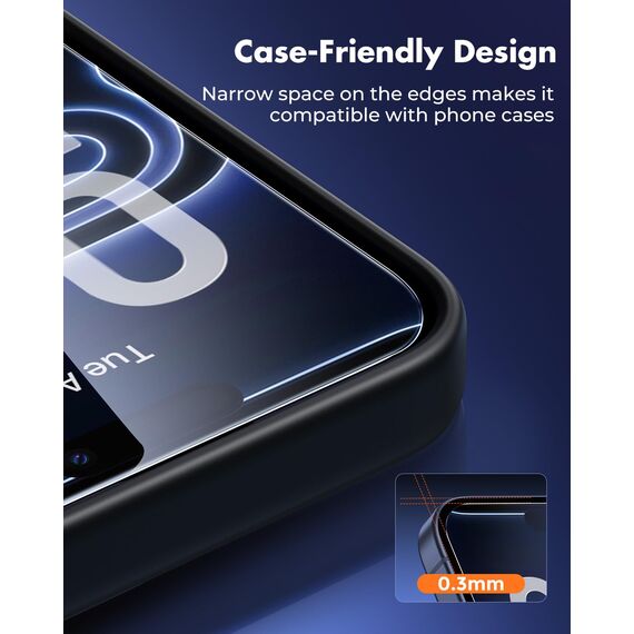 UNBREAKcable Schutzglas für iPhone 17 Pro (6,3 Zoll), 3 Stück für Panzerglas, 9H Härte Schutzfolie, Blasenfrei, mit Installationsrahmen, Ultradünn, 99,9% HD-Klarheit, hüllenfreundlich