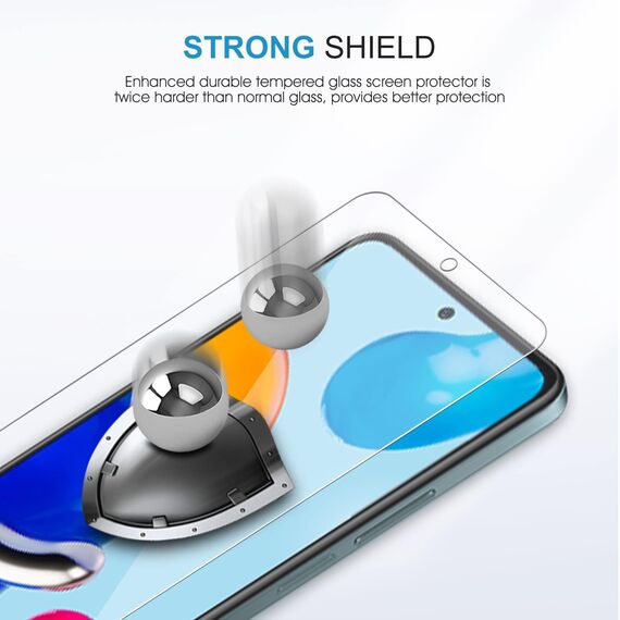 SPARIN 2 Stück Schutzfolie für Xiaomi Redmi Note 11 /11S 4G und Poco M4 Pro 4G(NO 5G), 9h Härte Schutzfolie für Redmi Note 11, HD,Anti-Kratzen