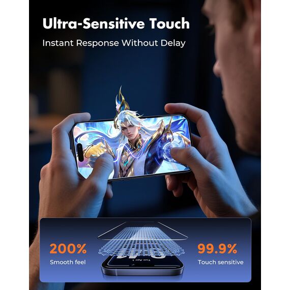 UNBREAKcable Schutzglas für iPhone 17 Pro (6,3 Zoll), 3 Stück für Panzerglas, 9H Härte Schutzfolie, Blasenfrei, mit Installationsrahmen, Ultradünn, 99,9% HD-Klarheit, hüllenfreundlich