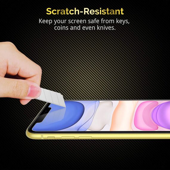 UNBREAKcable Schutzfolie für iPhone 11 und iPhone XR[2 Stück], Double Defense Series Displayschutzfolie, Kratzfest, Anti-Fingerprint und blasenfrei