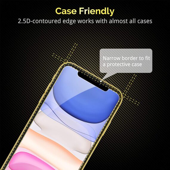 UNBREAKcable Schutzfolie für iPhone 11 und iPhone XR[2 Stück], Double Defense Series Displayschutzfolie, Kratzfest, Anti-Fingerprint und blasenfrei