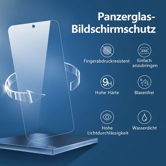 NEW'C 3 Stück für Xiaomi Redmi Note 12 5G /4G für Panzerglas, Frei von Kratzern, 9H Härte, HD Displayschutzfolie, 0.33mm Ultra-klar, Ultrabeständig