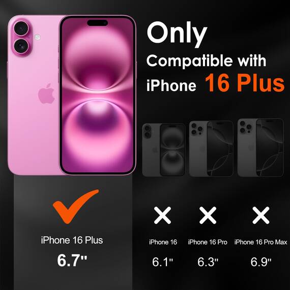 ivoler 3+3 Stück Panzer Schutz Glas für iPhone 16 Plus, 3 Stücke Schutzfolie Mit 3 Stück Kameraschutz und Positionierhilfe, 9H Härte, HD Klar, Anti-Kratz, Anti-Bläschen
