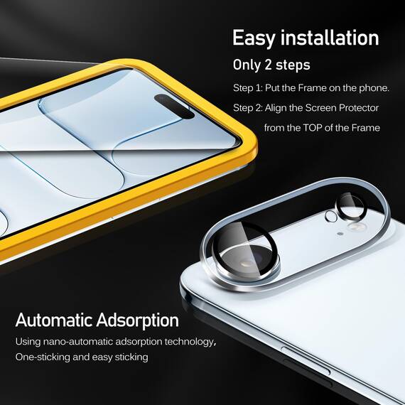 ivoler 3+3 Stück Panzer Schutz Glas für iPhone Air/iPhone 17 Air, Mit 3 Stück Kameraschutz und Positionierhilfe, 9H Härte, HD Klar, Anti-Kratz, Anti-Bläschen, Ultra-klar, Ultrabeständig