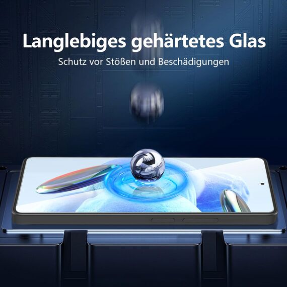 NEW'C 3 Stück für Xiaomi Redmi Note 12 Pro, 12 Pro+ 5G für Panzerglas, Frei von Kratzern, 9H Härte, HD Displayschutzfolie, 0.33mm Ultra-klar, Ultrabeständig