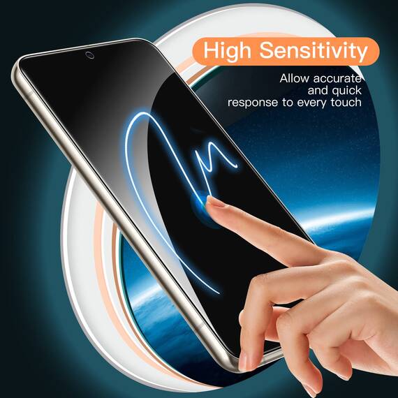 JETech Schutzfolie für Samsung Galaxy S23 5G 6,1 Zoll, Panzer Schutz Glas Folie Displayschutz, Fingerabdruck-ID-Kompatibel, HD Klar, 3 Stück