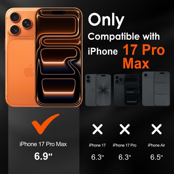 ivoler 3+3 Stück Panzer Schutz Glas für iPhone 17 Pro Max 6.9 Zoll, Mit 3 Stück Kameraschutz und Positionierhilfe, 9H Härte, HD Klar, Anti-Kratz, Anti-Bläschen, Ultra-klar, Ultrabeständig