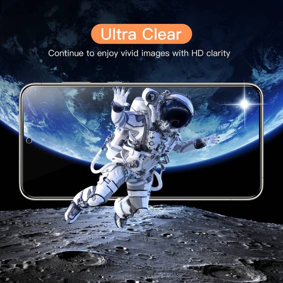 JETech Schutzfolie für Samsung Galaxy S23 5G 6,1 Zoll, Panzer Schutz Glas Folie Displayschutz, Fingerabdruck-ID-Kompatibel, HD Klar, 3 Stück