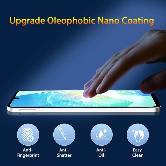 QsmQam 3 Stück Panzer Schutz Glas für Samsung Galaxy A16 4G/5G und 3 Stück Kameraschutz, 9H Härte Panzer folie Schutzfolie, HD Displayschutz Folie, Anti-Kratzer, Bläschenfrei