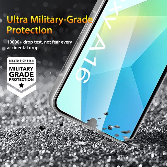 QsmQam 3 Stück Panzer Schutz Glas für Samsung Galaxy A16 4G/5G und 3 Stück Kameraschutz, 9H Härte Panzer folie Schutzfolie, HD Displayschutz Folie, Anti-Kratzer, Bläschenfrei