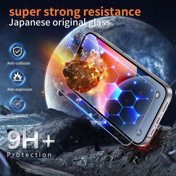 Tentoki für Panzerglas iPhone 13 / 13pro / 16e / 14 schutzfolie Glas (6,1 Zoll), 2 Stück Schutz kompatibel mit iPhone 13 Pro /16e/13/14, [Auto Dust-Elimination]