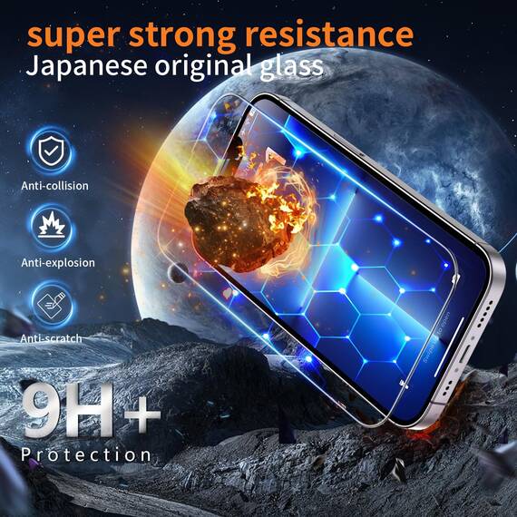 Tentoki für Panzerglas iPhone 13 Pro Max / 14 Plus Panzer Schutz Glas (6,7 Zoll), schutzfolie [Auto Dust-Elimination] 9H+Härte Stoßfest Kratzfest Anti-Fingerabdruck Anti-Öl Anti-Bläschen 2 Stück
