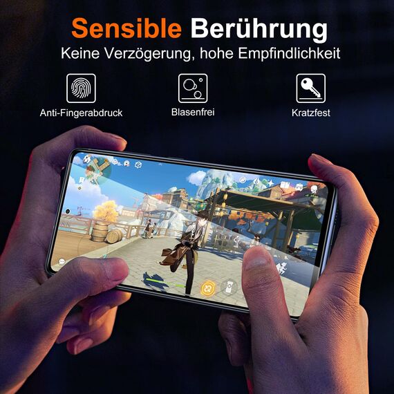 UniqueMe Schutzfolie für Samsung Galaxy S20 FE Panzer Schutz Glas, 3 Stück für Samsung Galaxy S20 FE Schutzglas, 9H Härte, HD-Klar, Anti-Kratzer