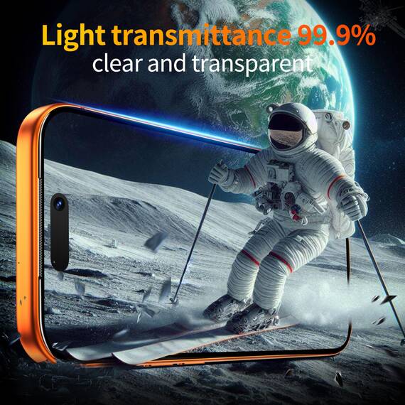 Tentoki für Panzerglas für iPhone 17 Pro Max Panzer Schutz Glas (6.9''), Schutzfolie kompatibel mit 17 Pro Max, Auto Dust-Elimination Panzerfolie [9H+] Full Screen [Bläschenfrei] 2 Stück