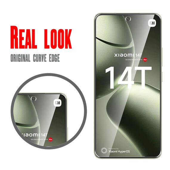 WFTE [2 Stück Schutzfolie für Xiaomi 14T/14T Pro Panzerglas folie 9H Härte, Anti-Kratzen, Anti-Bläschen Displayschutzfolien Schutz Glas für Xiaomi Mi 14T/14T Pro 5G