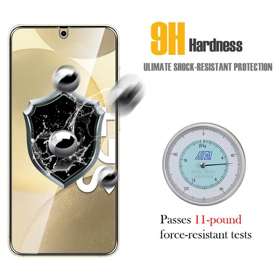 WFTE [2 Stück] Schutzfolie für Samsung Galaxy S24 5G Panzer Schutz Glas Glasfolie 9H Härte, Anti-Kratzen, Anti-Bläschen Displayschutzfolien Panzer Schutz Glas für Samsung S24