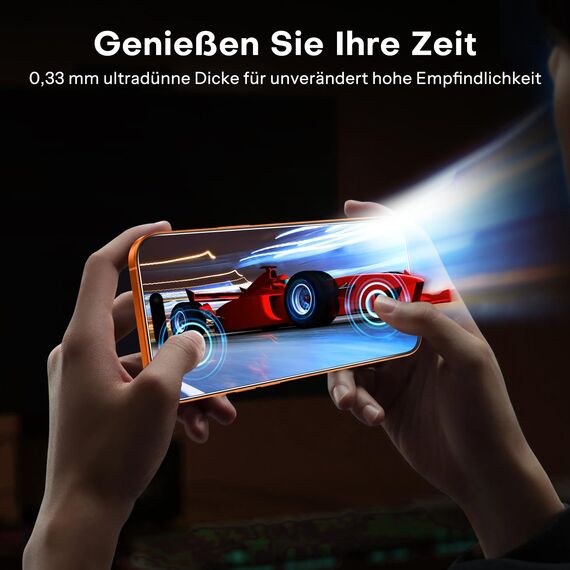SPARIN Panzer Schutz Glas für iPhone 17 Pro Max, mit Montagerahmen, 3 Stück Schutzfolie und 3 Stück Kameraschutz, 9H Härte, Kratzfest, Stoßfest, HD-Klar, Blasenfrei