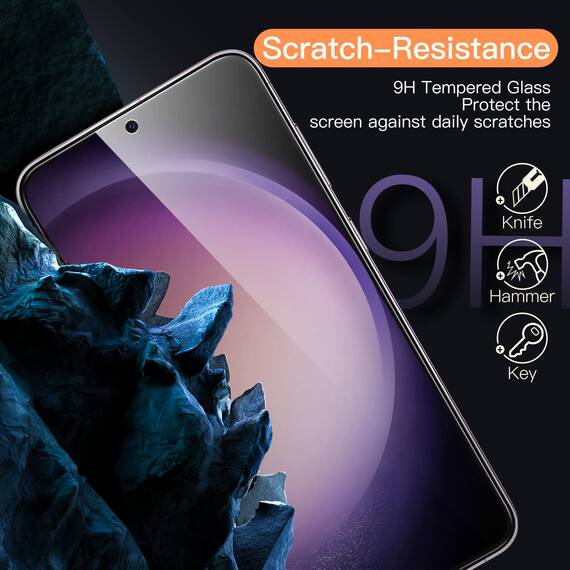 JETech Schutzfolie für Samsung Galaxy S23+ / S23 Plus 5G 6,6 Zoll, Panzer Schutz Glas Folie Displayschutz, Fingerabdruck-ID-Kompatibel, HD Klar, 3 Stück