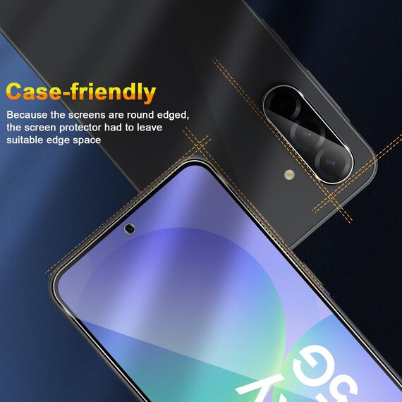 QULLOO Schutzfolie für Samsung Galaxy A36 5G für Panzerglas, 3 Stück Displayschutzfolie mit 2 Stück Kameraschutz für Samsung A 36 5G, 9H Härte Gehärtetes Glas HD Klar Schutzglas Anti-Kratzen Folie