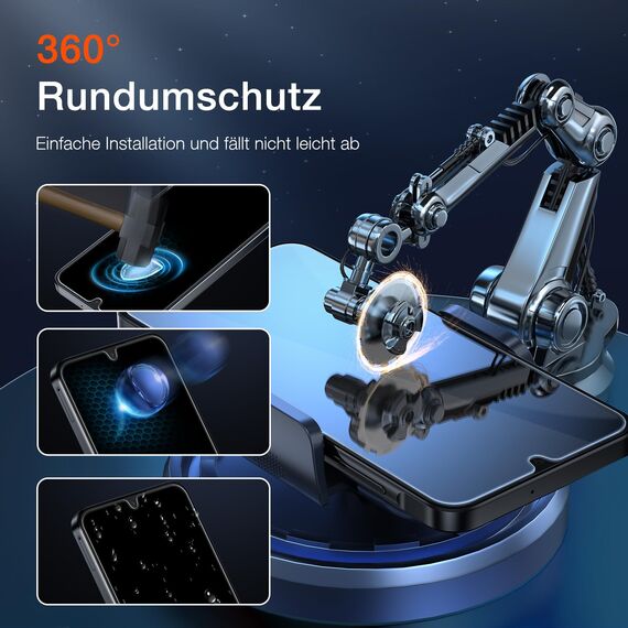 LK 3 Stück Schutzfolie für Samsung Galaxy A16 5G/A26 5G für Panzerglas, 9H Härte Stoßfest Kratzfest Panzerfolie, HD Ultra-klar Displayschutzfolie