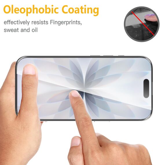 WFTE [2 Stück Schutzfolie für iPhone 17/17 Pro Panzerglas Glasfolie 9H Härte, Anti-Kratzen, Anti-Bläschen Displayschutzfolien Panzer Schutz Glas für iPhone 17/17 Pro
