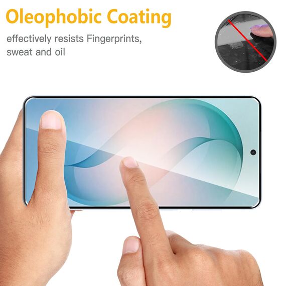 WFTE [2 Stück Schutzfolie für Samsung Galaxy S26 Plus 5G Panzerglas Glasfolie 9H Härte, Anti-Kratzen, Anti-Bläschen Displayschutzfolien Panzer Schutz Glas für Galaxy S26 Plus/S26+
