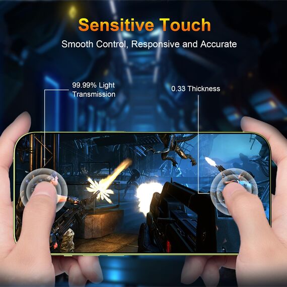 QsmQam für iPhone 17 für Panzerglas 6,3 Zoll [3 Stück] + Kamera Panzer Schutz für Kameraschutz [1 Stück], Militärstandard Bruchsicherer, Ultra Top 9H+ Glas, Mit Hilfsinstallationsgerät