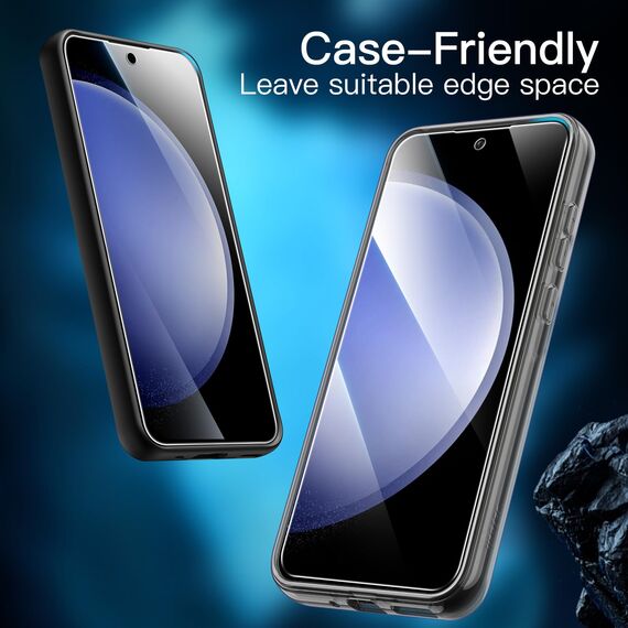 JETech Schutzfolie für Samsung Galaxy S23 FE 6,4 Zoll, Panzer Schutz Glas Folie Displayschutz, Fingerabdruck-ID-Kompatibel, HD Klar, 3 Stück