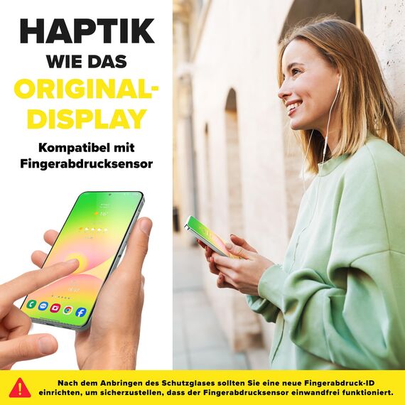 FlexiSchutz® Schutzglas für Samsung Galaxy A56 5G Schutzfolie, Screen Protector, Glas Displayschutzfolie mit Praktischer Installationshilfe, Displayschutz, Glas Folie mit Schablone [2 Stück]