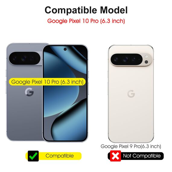 SPARIN 3+2 Stück Schutzfolie für Google Pixel 10 Pro Panzer Schutz Glas mit Kameraschutz und Montage Rahmen, 9H Härte Displayschutzfolie (Packung mit 2)