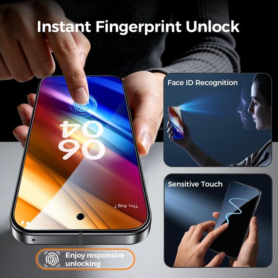 LK 2+2 Schutzglas für Google Pixel 10A mit 2 Schutzfolie und 2 Kameraschutz, Kratzfest, HD-Vollabdeckung Folie, Unterstützt Fingerabdruck-ID, Pixel 10A Displayschuzfolie Screen Protector