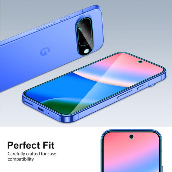 SPARIN 3+2 Stück Panzer Schutz Glas für Google Pixel 10, mit Montagehilfe, 3 Schutzfolie und 2 Kameraschutz, 9H Härte, Kratzfest, HD-Klar