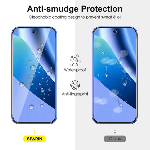SPARIN 3+2 Stück Schutzfolie für Google Pixel 10a Panzer Schutz Glas mit Kameraschutz und Montage Rahmen, 9H Härte Displayschutzfolie, HD-Klar