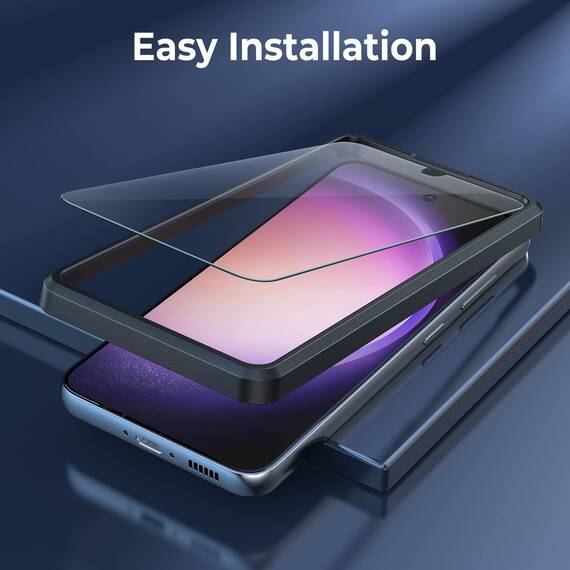 LK Schutzfolie für Samsung Galaxy S23 5G Panzer Schutz Glas, 2 Folie und 2 Kameraglas,[9H Härte Panzerolie], [HD Klar Displayfolie],[Kratzen Rahmen Installationshilfe], [Anti- Kratzer],[Bläschenfrei]