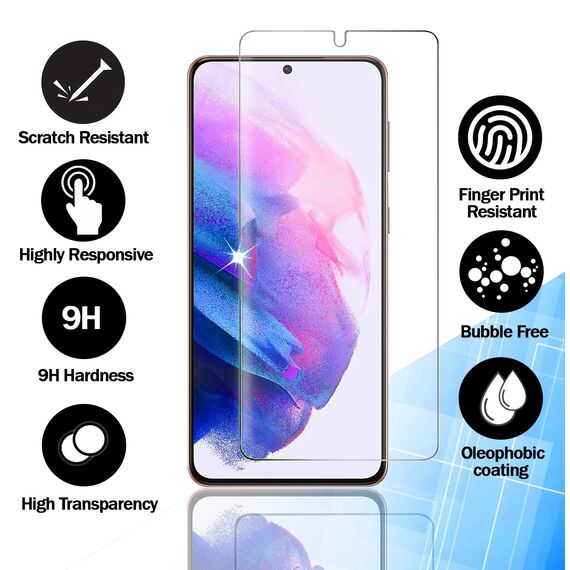 RKINC 3 Stück, Panzerglas Schutz Glas für Samsung Galaxy S25, Panzer HD Fingerabdruck-Unterstützung Displayschutzfolie, 0,33 mm kratzfest, blasenfrei, splitterfrei