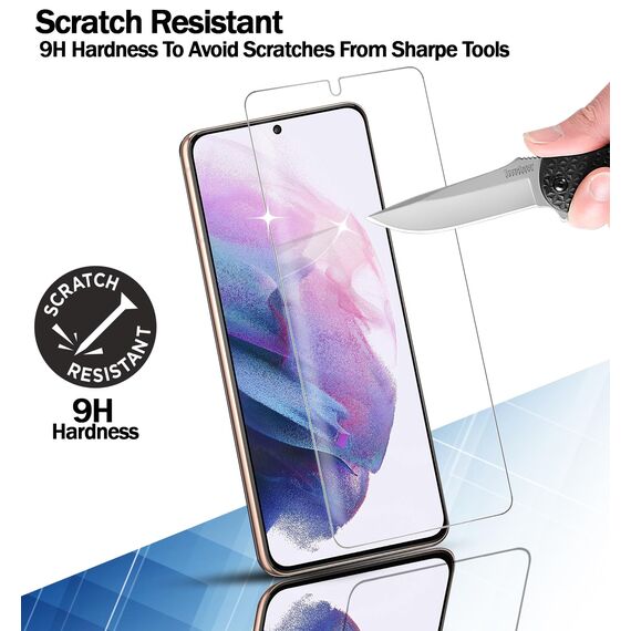 RKINC 3 Stück, Panzerglas Schutz Glas für Samsung Galaxy S25, Panzer HD Fingerabdruck-Unterstützung Displayschutzfolie, 0,33 mm kratzfest, blasenfrei, splitterfrei