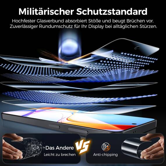 LK 3 Stück Schutzfolie für Samsung Galaxy S26 5G Panzer Schutz Glas, 3 Folie mit Kratzen Rahmen Installationshilfe, [9H Härte Panzerglasfolie], HD Klar Displayfolie, Anti- Kratzer Schutz, Bläschenfrei
