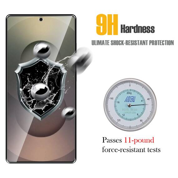 WFTE [2 Stück Schutzfolie für Samsung Galaxy S25 Ultra 5G Panzerglas Glasfolie 9H Härte, Anti-Kratzen, Anti-Bläschen Displayschutzfolien Panzer Schutz Glas für Samsung S25 Ultra
