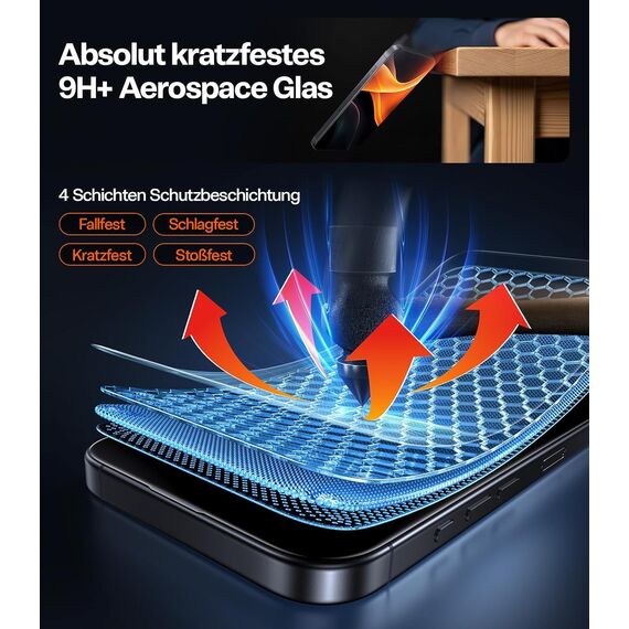 TORRAS OrigArmor AR für Samsung Galaxy S26 Ultra für Panzerglas [Perfekte Passform&100% Blendschutz], Militärstandard Bruchsichere Folie für S26 Ultra 9H+ Glas, 0 Fehler Montage, Kompatibel mit Hülle
