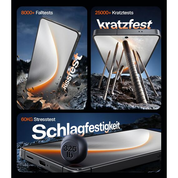 TORRAS OrigArmor AR für Samsung Galaxy S26 Ultra für Panzerglas [Perfekte Passform&100% Blendschutz], Militärstandard Bruchsichere Folie für S26 Ultra 9H+ Glas, 0 Fehler Montage, Kompatibel mit Hülle