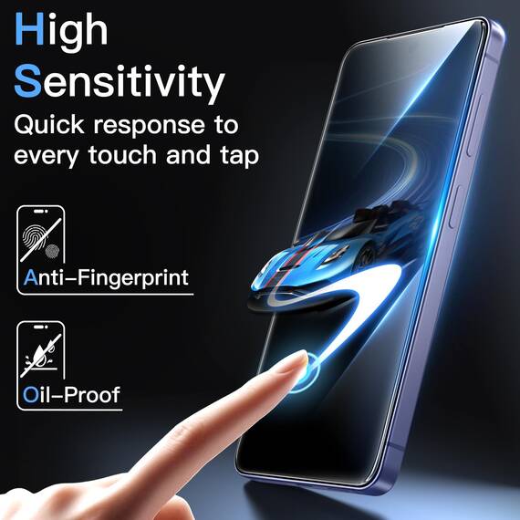 JETech Schutzfolie für Samsung Galaxy S26 Ultra, 9H Gehärtete Glas Displayschutz mit Einfache Installationswerkzeug, Fingerabdruck ID Kompatibel, HD Klar, 3 Stück