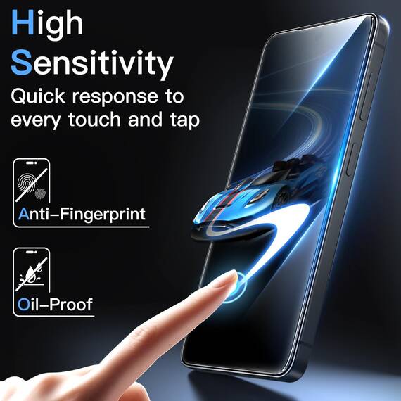 JETech Schutzfolie für Samsung Galaxy S26 Plus, 9H Gehärtete Glas Displayschutz mit Einfache Installationswerkzeug, Fingerabdruck ID Kompatibel, HD Klar, 3 Stück