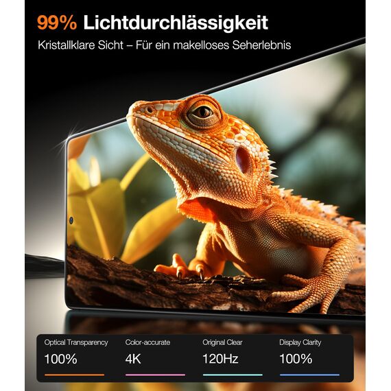 TORRAS für Samsung Galaxy S25 Plus für Panzerglas [Full Screen] TOP Bruchsicherheit Folie für S25 Plus Schutzfolie 9H+ Schutzglas [Auto-Installation] Anti-Fingerabdruck, 2 Stück