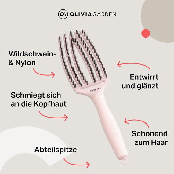 Olivia Garden FINGERBÜRSTENKOLLEKTION BLAU